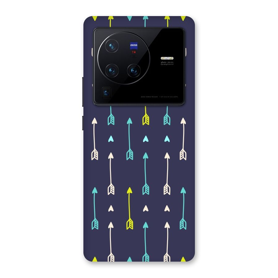 Boho Arrow Pattern Back Case for Vivo X80 Pro