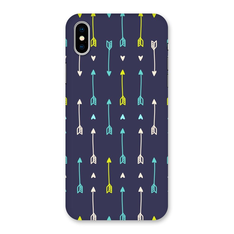 Boho Arrow Pattern Back Case for iPhone XS