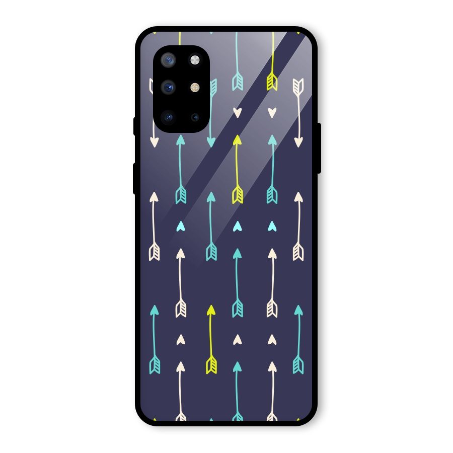 Boho Arrow Pattern Glass Back Case for OnePlus 8T
