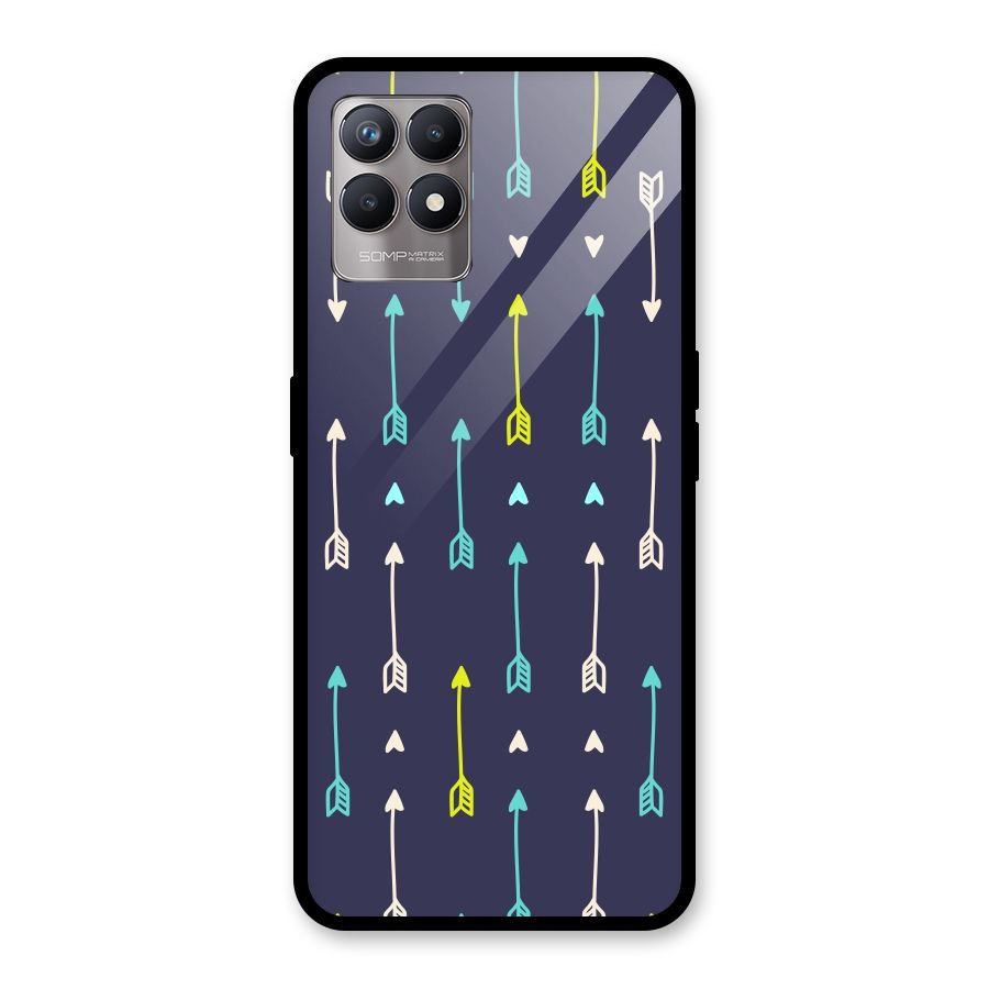 Boho Arrow Pattern Glass Back Case for Realme Narzo 50