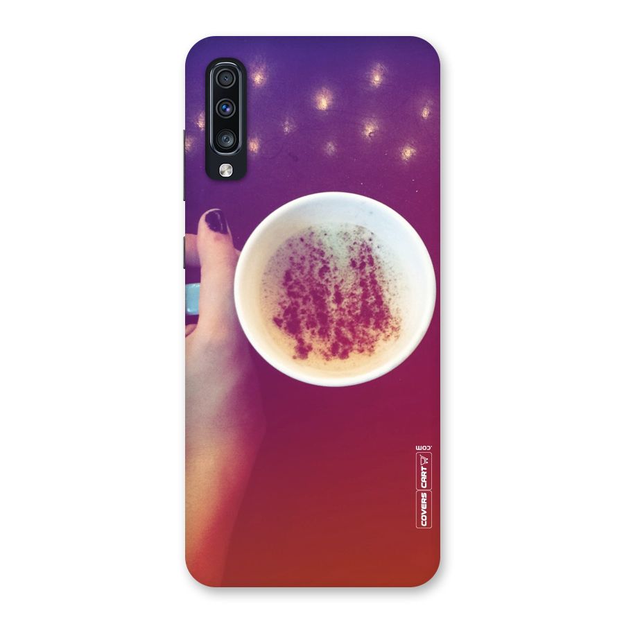 Bokeh Coffee Mug Back Case for Galaxy A70