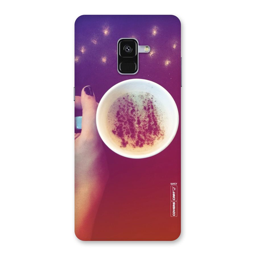 Bokeh Coffee Mug Back Case for Galaxy A8 Plus