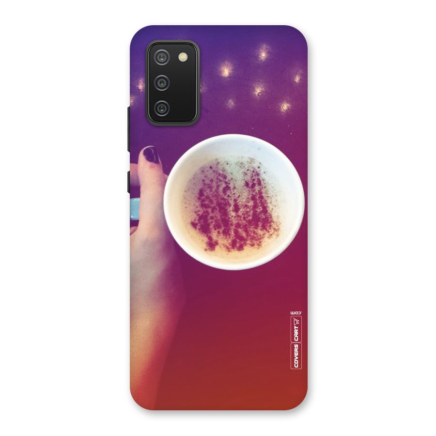 Bokeh Coffee Mug Back Case for Galaxy M02s