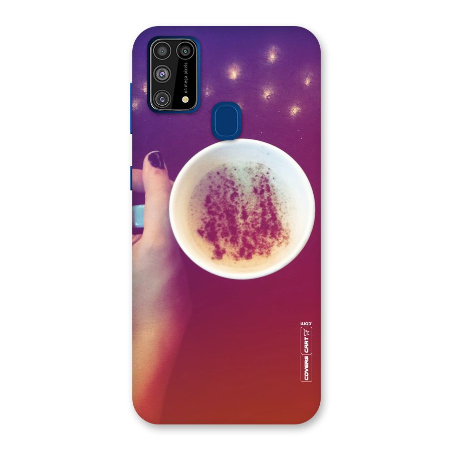 Bokeh Coffee Mug Back Case for Galaxy M31