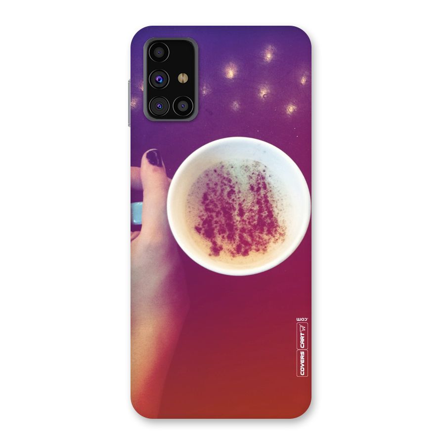 Bokeh Coffee Mug Back Case for Galaxy M31s