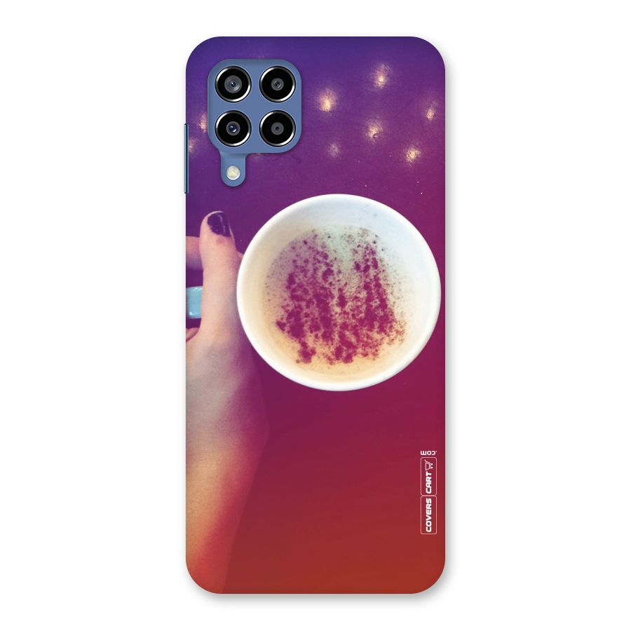 Bokeh Coffee Mug Back Case for Galaxy M53 5G