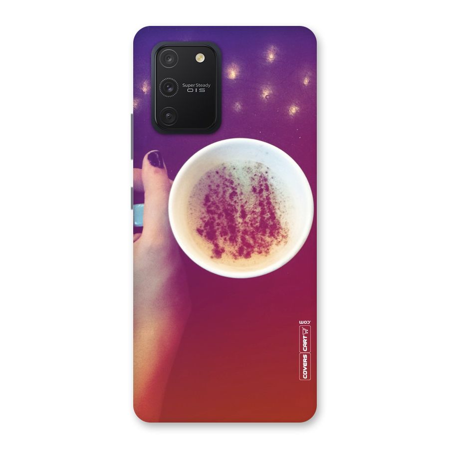 Bokeh Coffee Mug Back Case for Galaxy S10 Lite