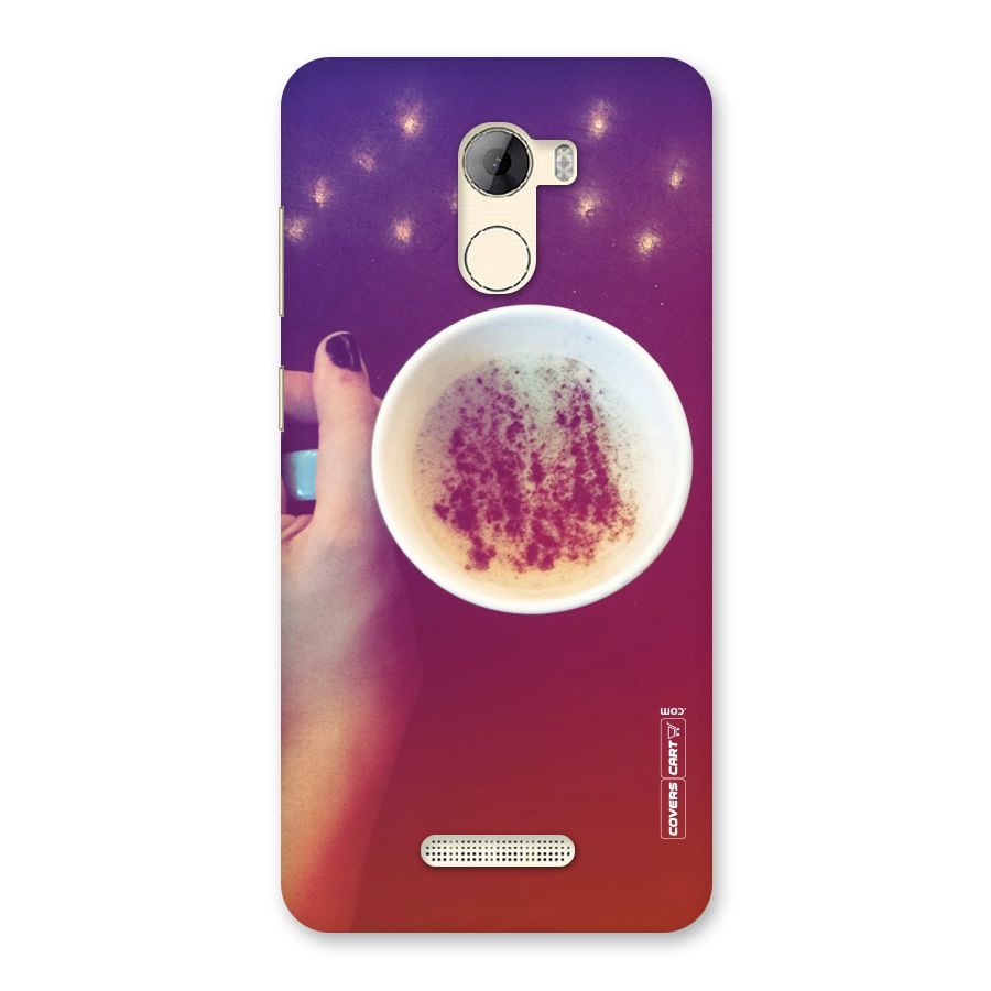 Bokeh Coffee Mug Back Case for Gionee A1 LIte