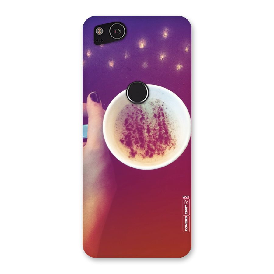 Bokeh Coffee Mug Back Case for Google Pixel 2