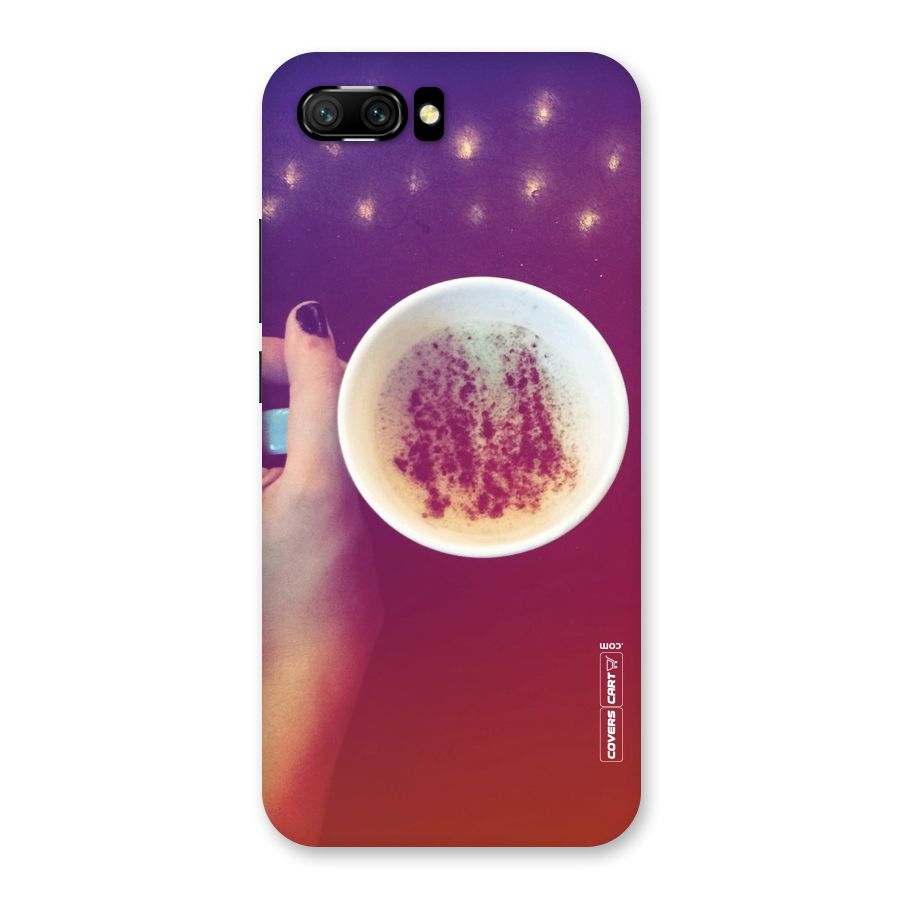 Bokeh Coffee Mug Back Case for Honor 10
