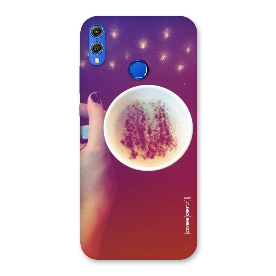 Bokeh Coffee Mug Back Case for Honor 8X