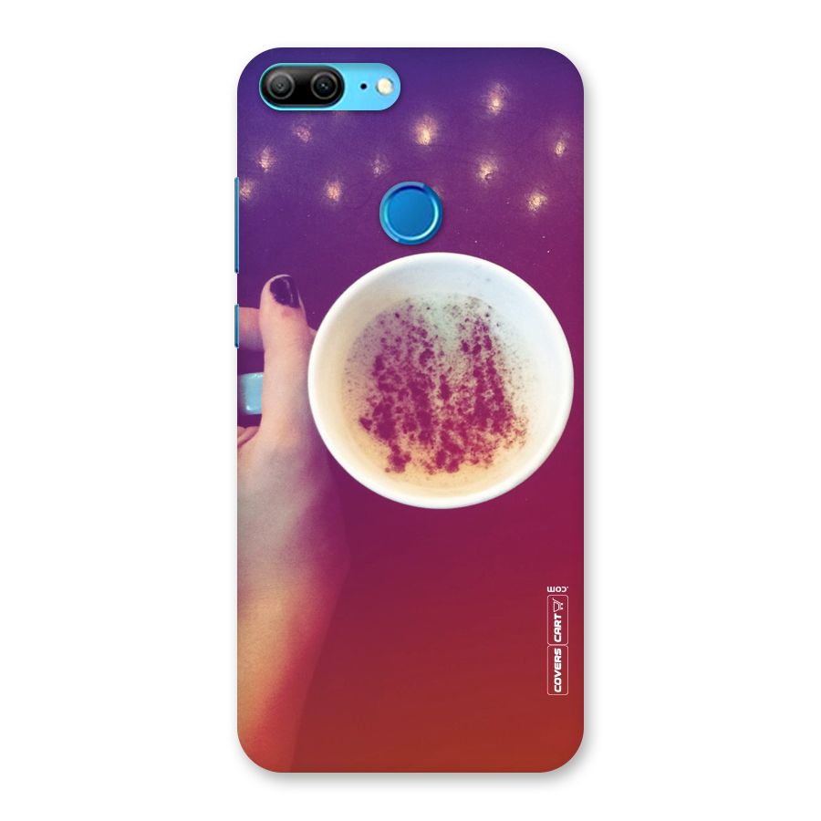 Bokeh Coffee Mug Back Case for Honor 9 Lite