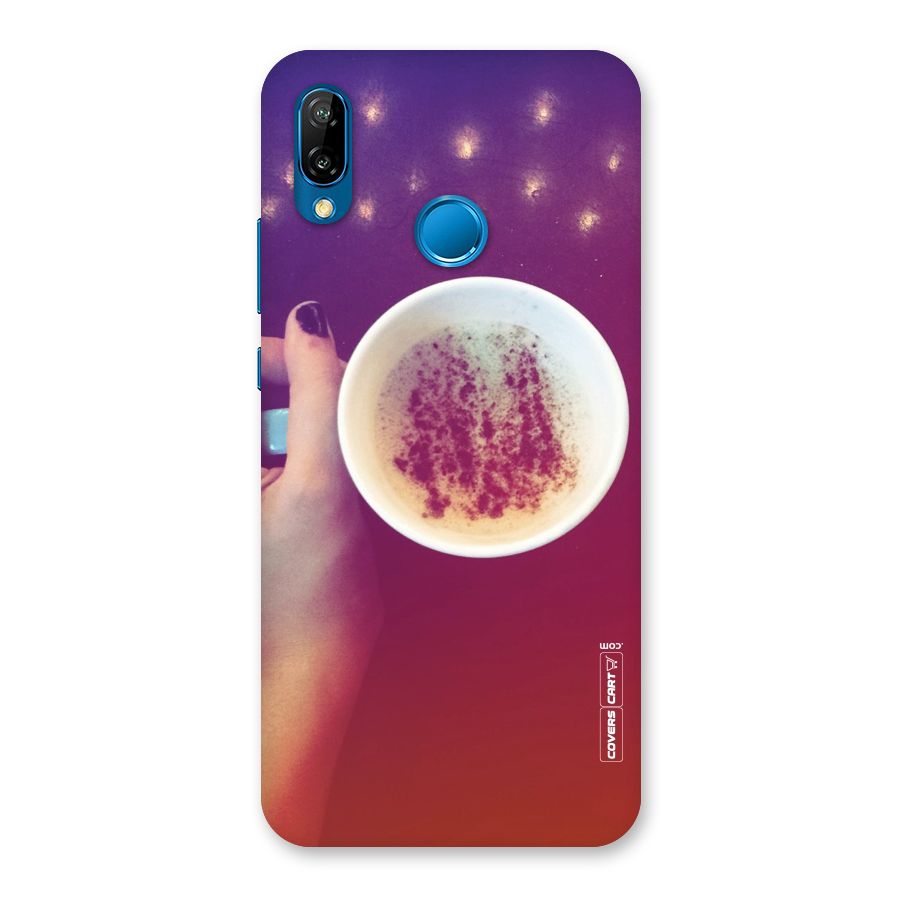 Bokeh Coffee Mug Back Case for Huawei P20 Lite