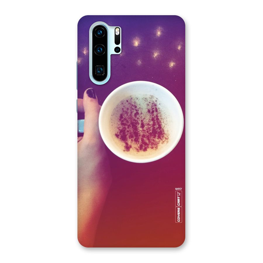 Bokeh Coffee Mug Back Case for Huawei P30 Pro