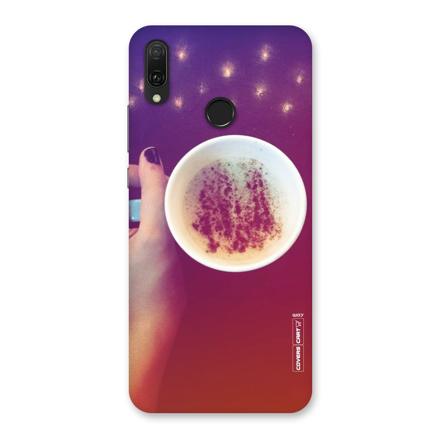 Bokeh Coffee Mug Back Case for Huawei Y9 (2019)