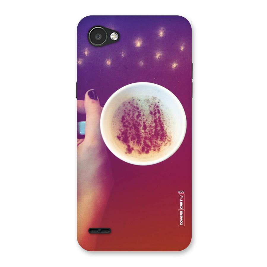 Bokeh Coffee Mug Back Case for LG Q6