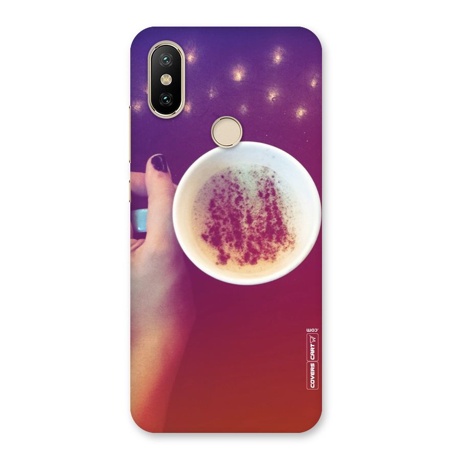 Bokeh Coffee Mug Back Case for Mi A2