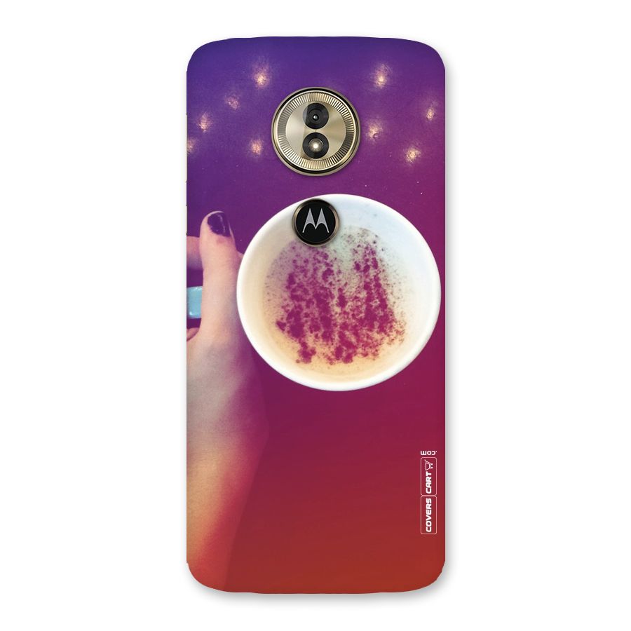 Bokeh Coffee Mug Back Case for Moto G6 Play