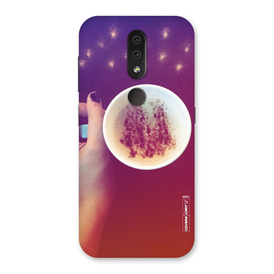 Bokeh Coffee Mug Back Case for Nokia 4.2