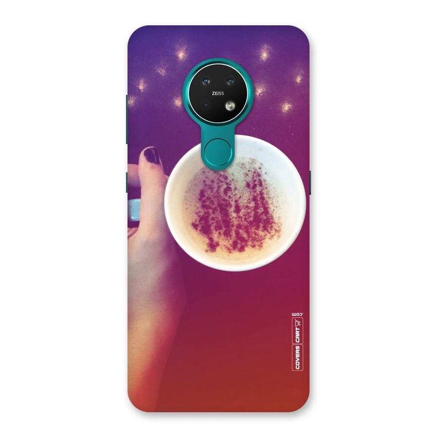 Bokeh Coffee Mug Back Case for Nokia 7.2