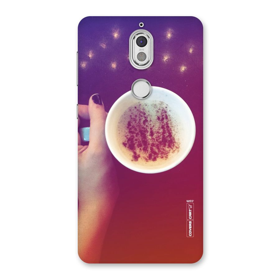 Bokeh Coffee Mug Back Case for Nokia 7