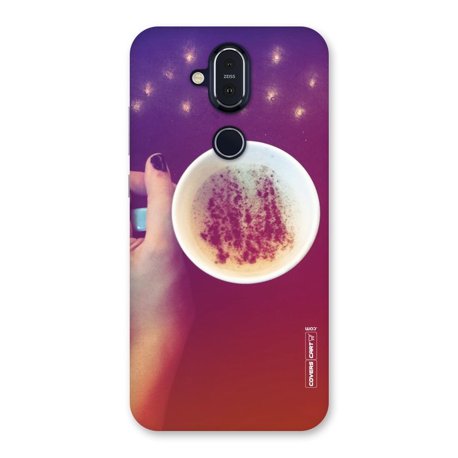 Bokeh Coffee Mug Back Case for Nokia 8.1
