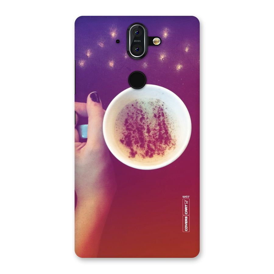 Bokeh Coffee Mug Back Case for Nokia 8 Sirocco