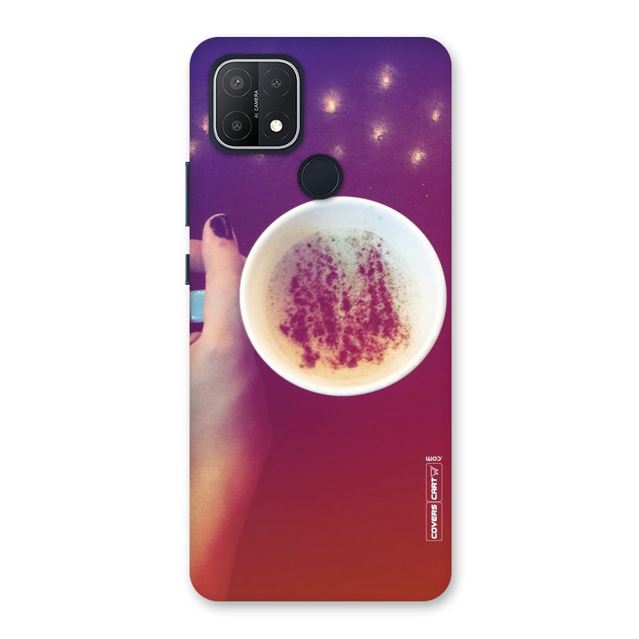 Bokeh Coffee Mug Back Case for Oppo A15s