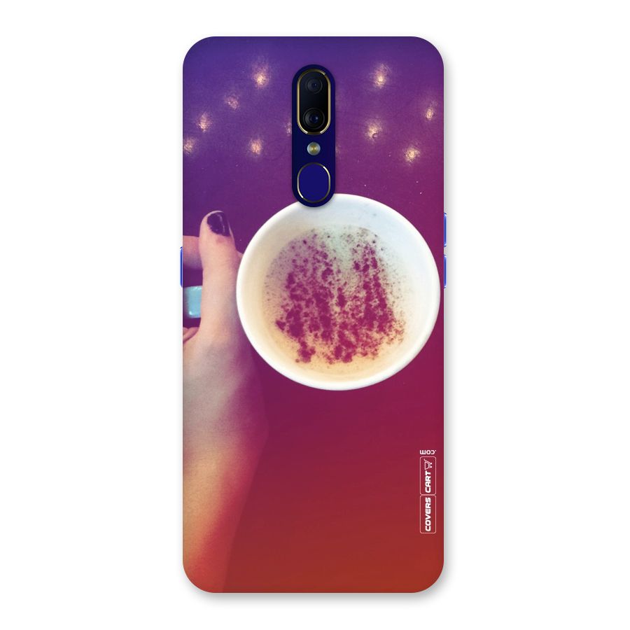 Bokeh Coffee Mug Back Case for Oppo F11