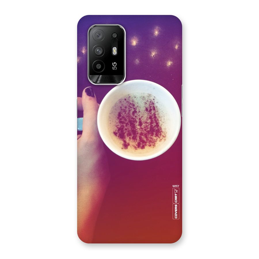 Bokeh Coffee Mug Back Case for Oppo F19 Pro Plus 5G