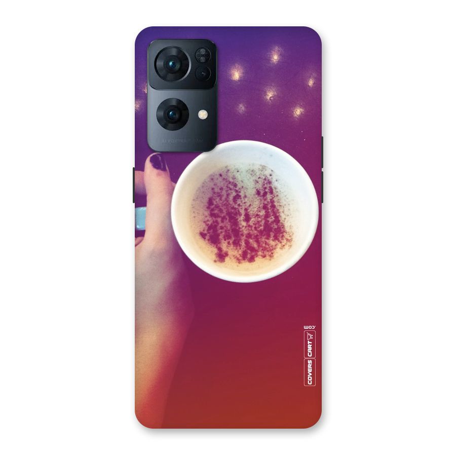 Bokeh Coffee Mug Back Case for Oppo Reno7 Pro 5G