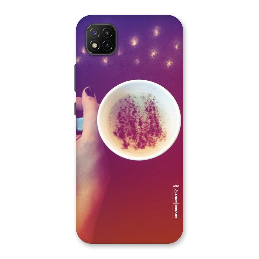 Bokeh Coffee Mug Back Case for Poco C3