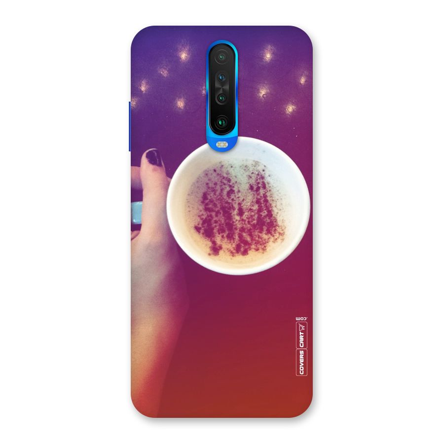 Bokeh Coffee Mug Back Case for Poco X2