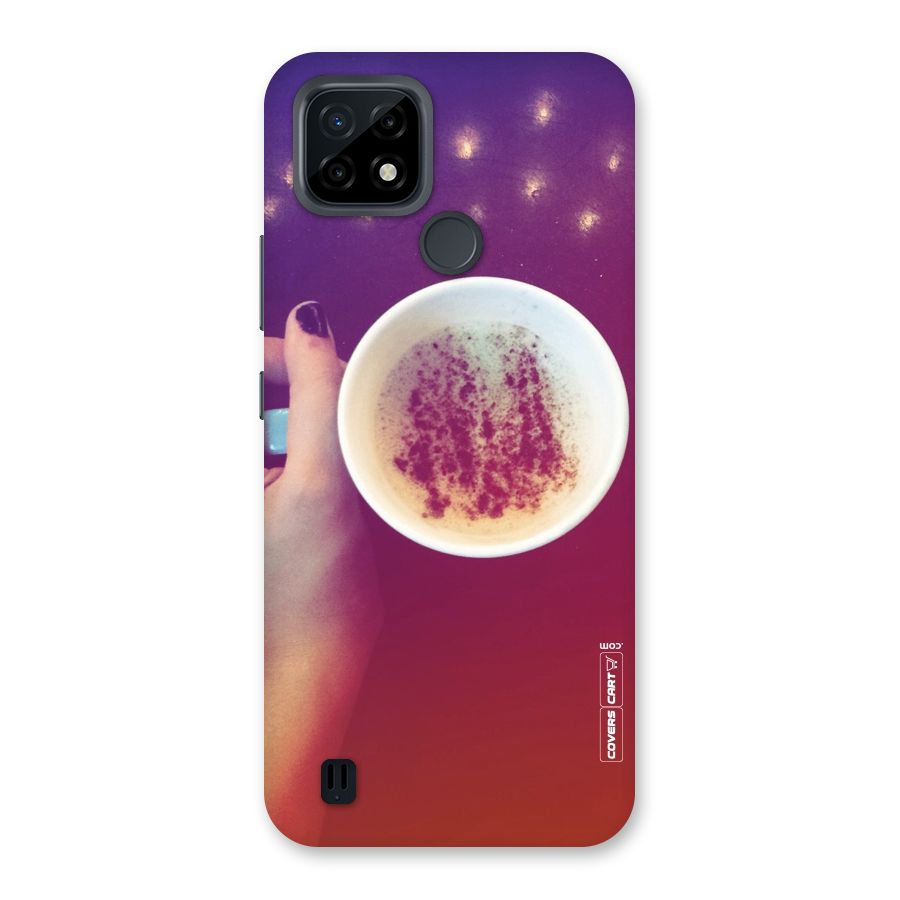 Bokeh Coffee Mug Back Case for Realme C21