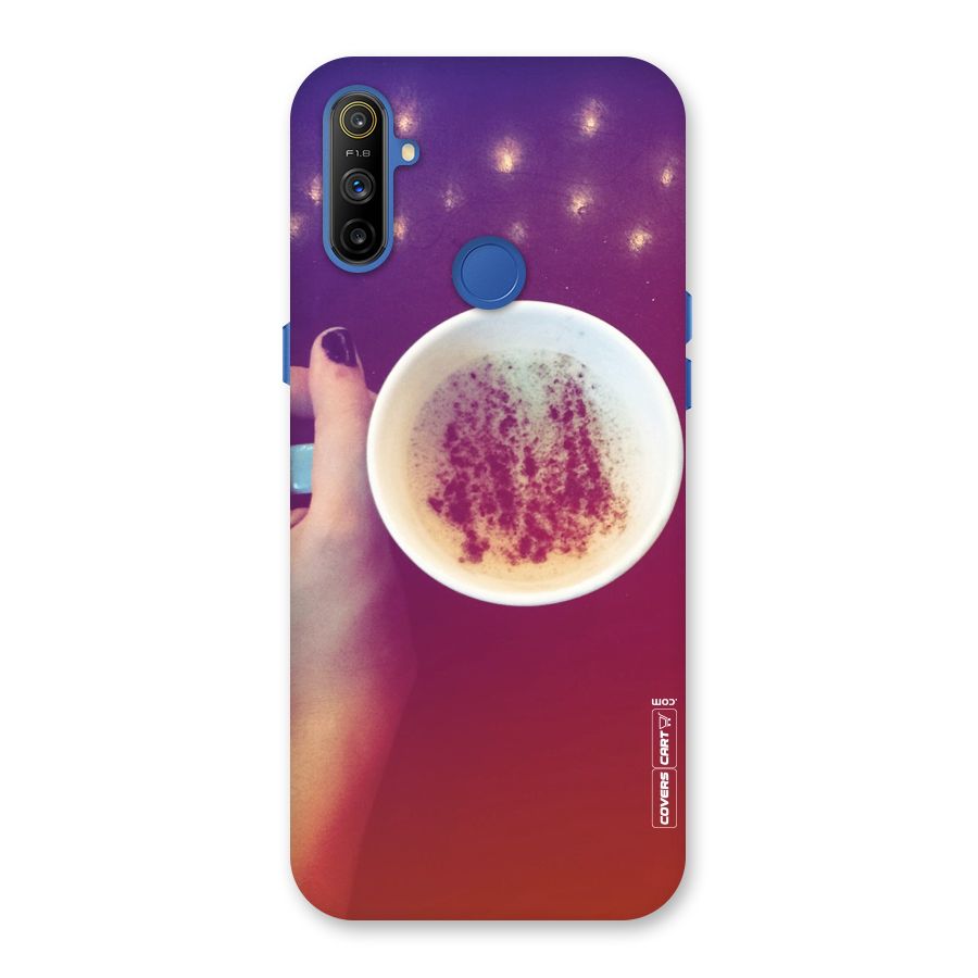Bokeh Coffee Mug Back Case for Realme Narzo 10A