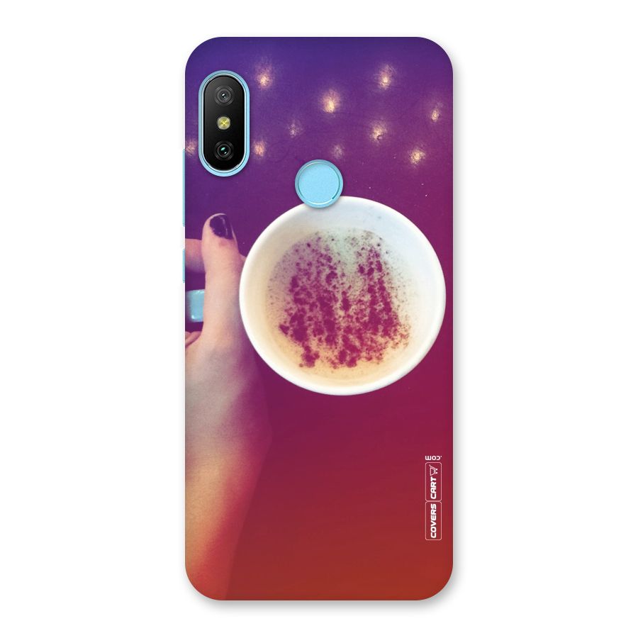 Bokeh Coffee Mug Back Case for Redmi 6 Pro