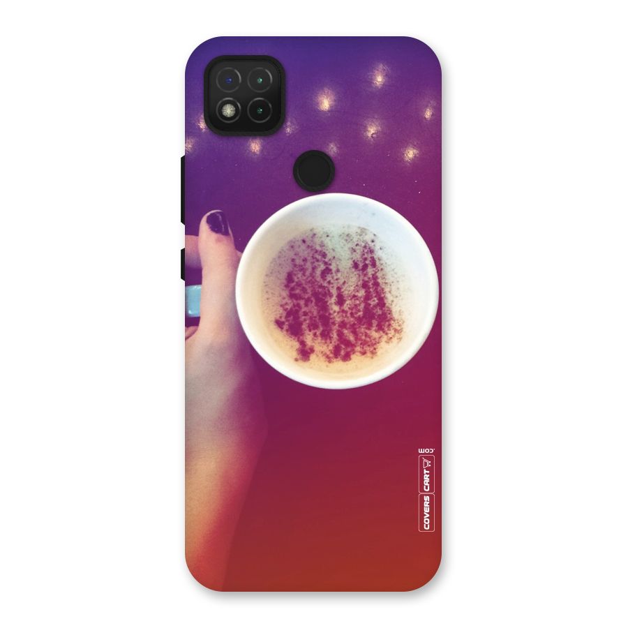 Bokeh Coffee Mug Back Case for Redmi 9