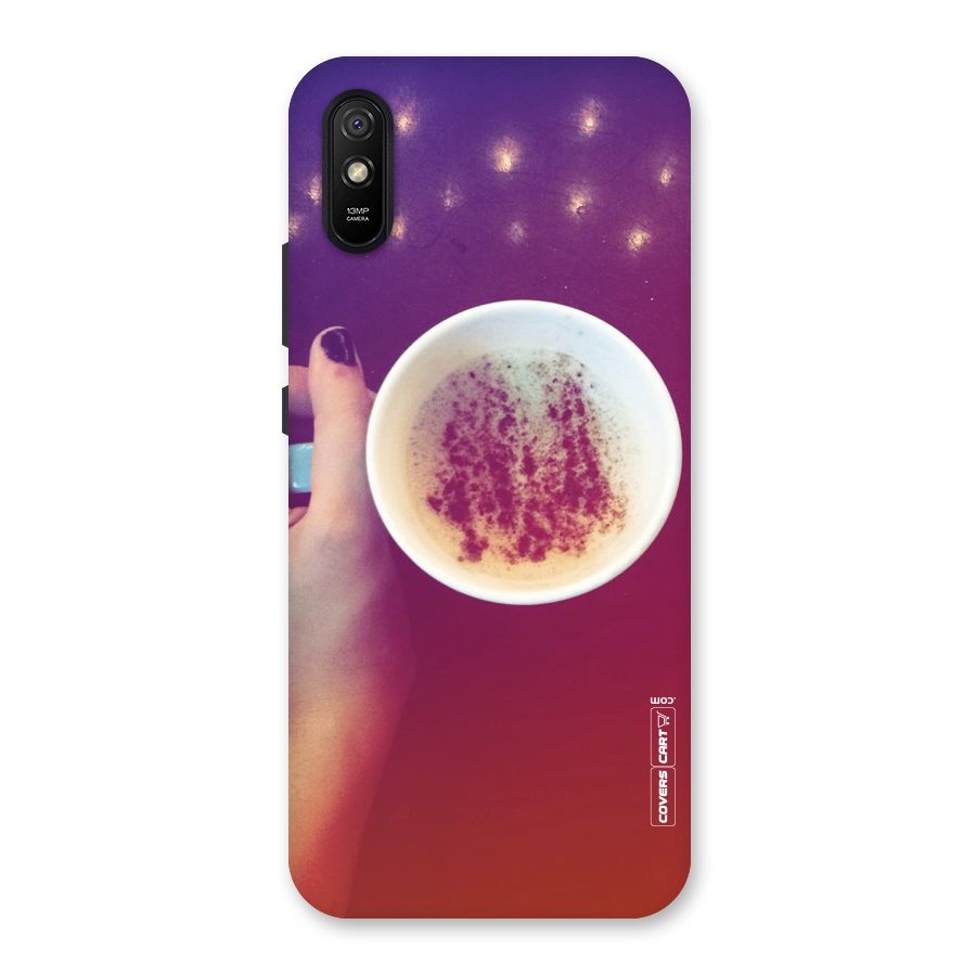 Bokeh Coffee Mug Back Case for Redmi 9i