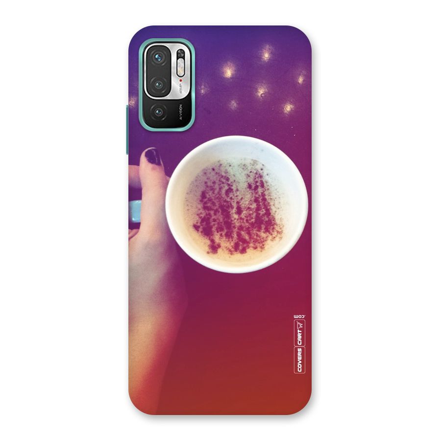 Bokeh Coffee Mug Back Case for Redmi Note 10T 5G
