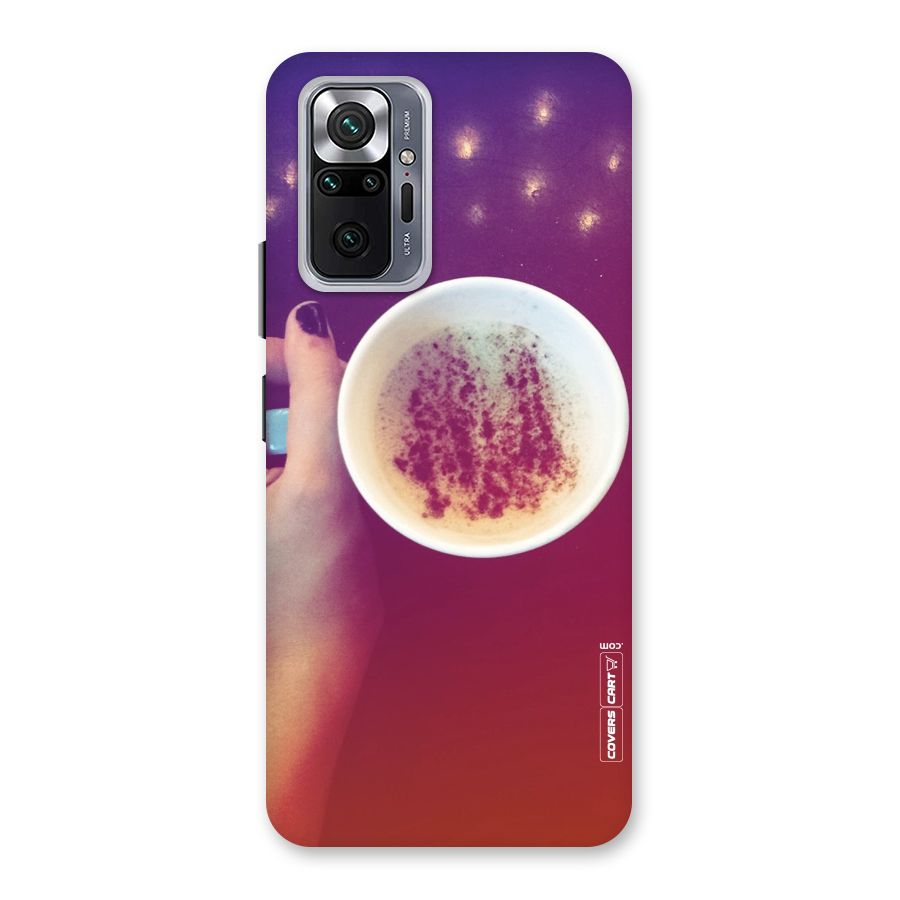 Bokeh Coffee Mug Back Case for Redmi Note 10 Pro