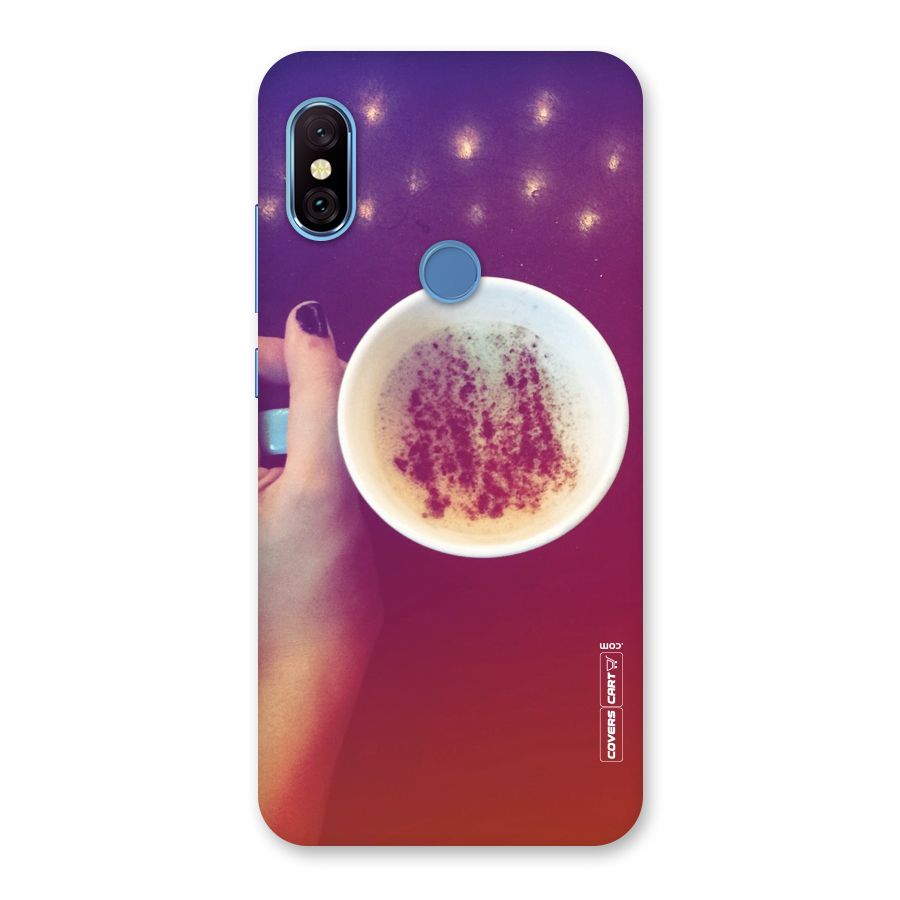 Bokeh Coffee Mug Back Case for Redmi Note 6 Pro