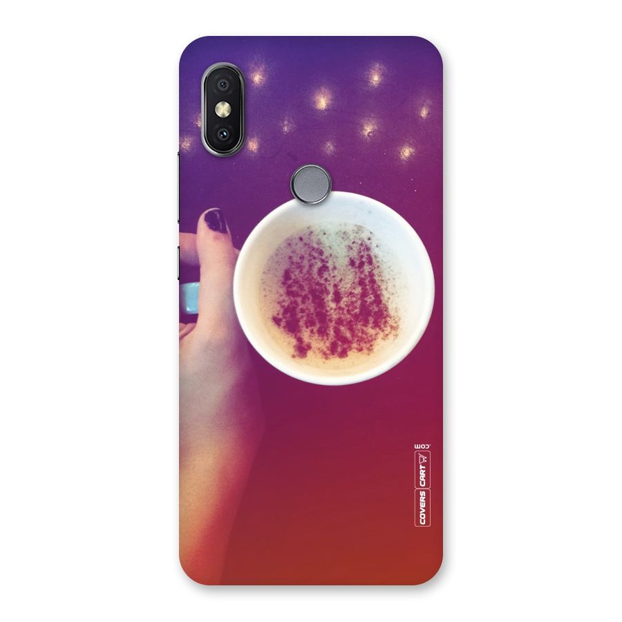 Bokeh Coffee Mug Back Case for Redmi Y2