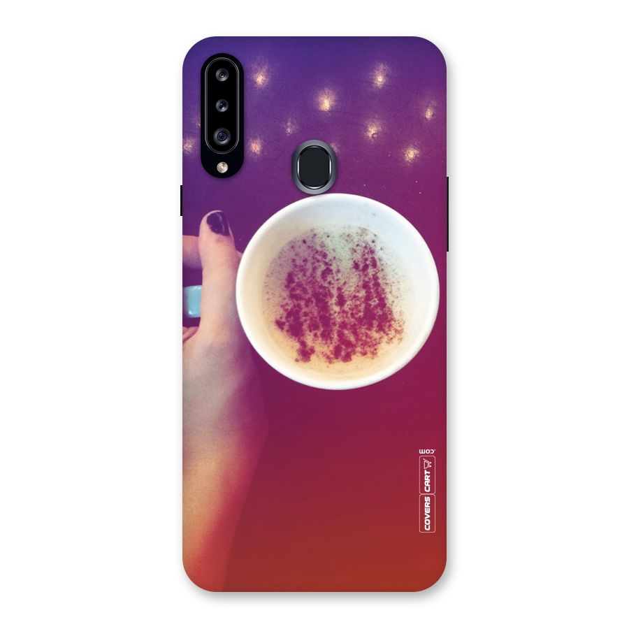 Bokeh Coffee Mug Back Case for Samsung Galaxy A20s