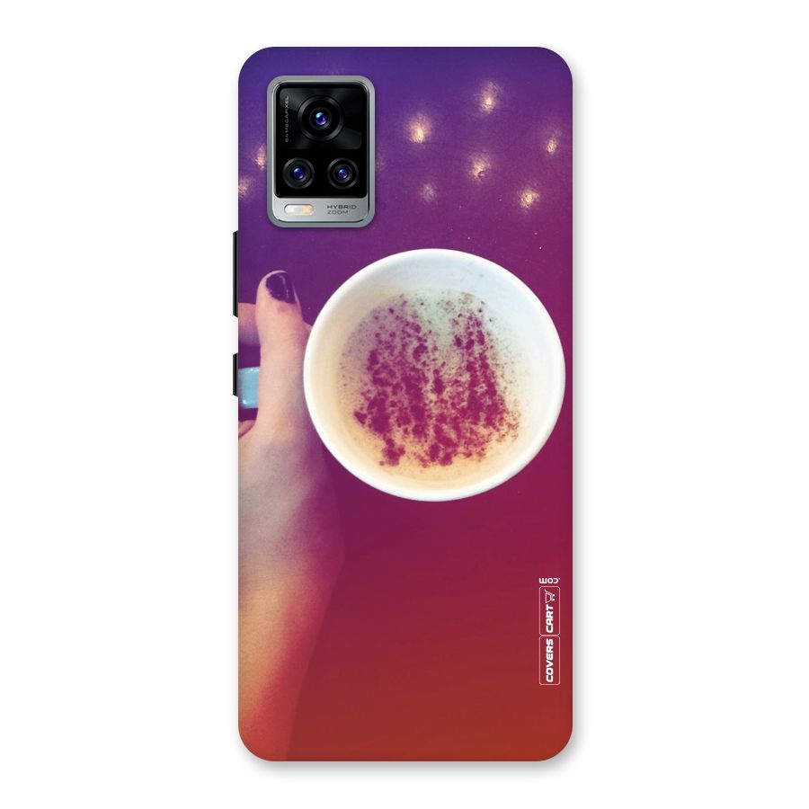 Bokeh Coffee Mug Back Case for Vivo V20 Pro