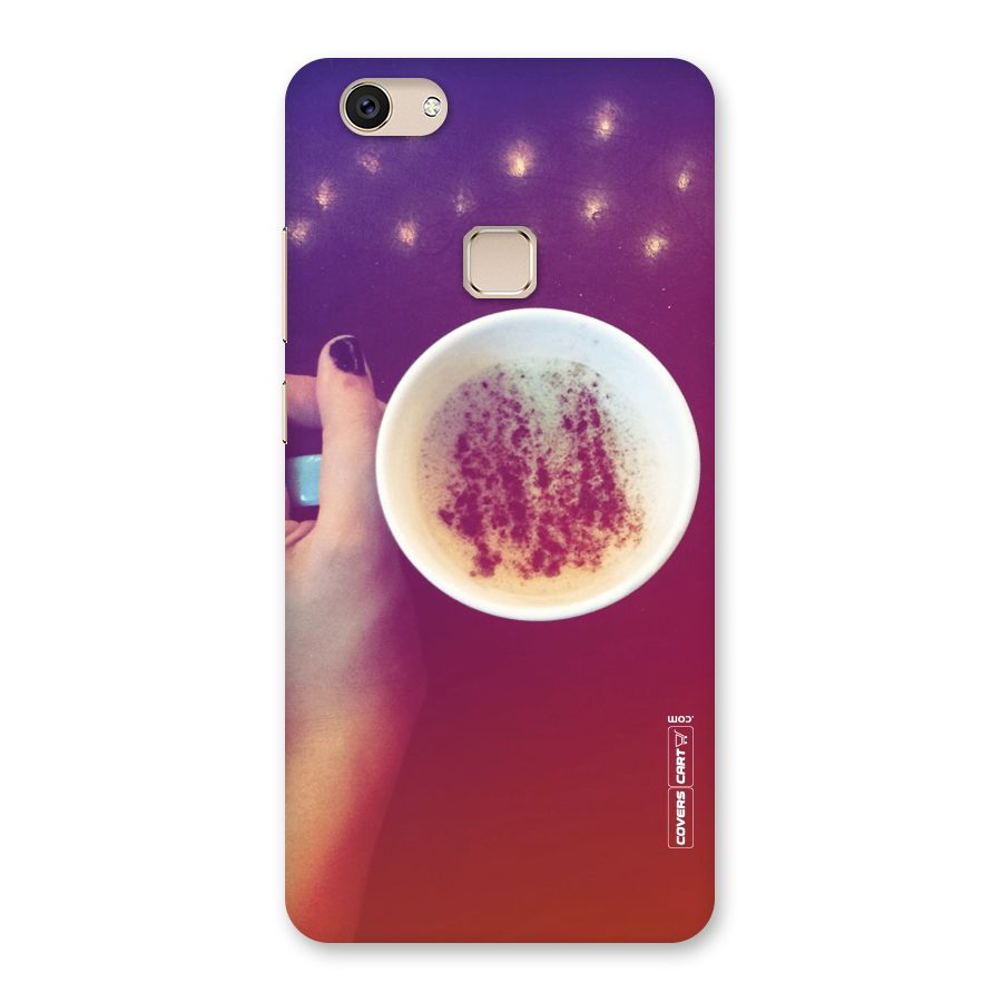 Bokeh Coffee Mug Back Case for Vivo V7