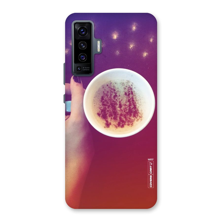 Bokeh Coffee Mug Back Case for Vivo X50