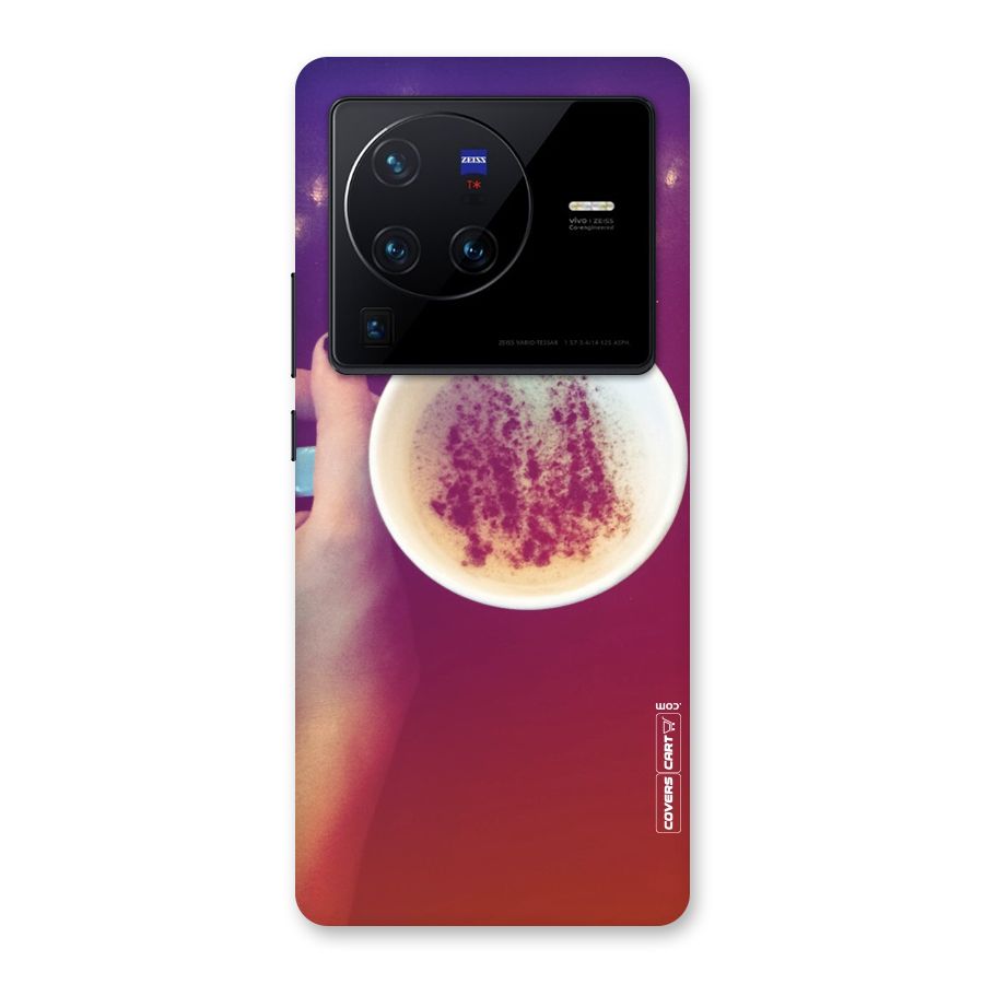 Bokeh Coffee Mug Back Case for Vivo X80 Pro
