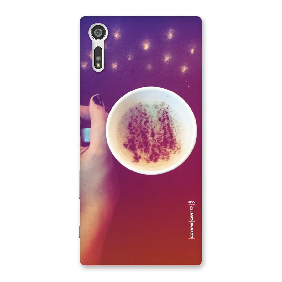 Bokeh Coffee Mug Back Case for Xperia XZ