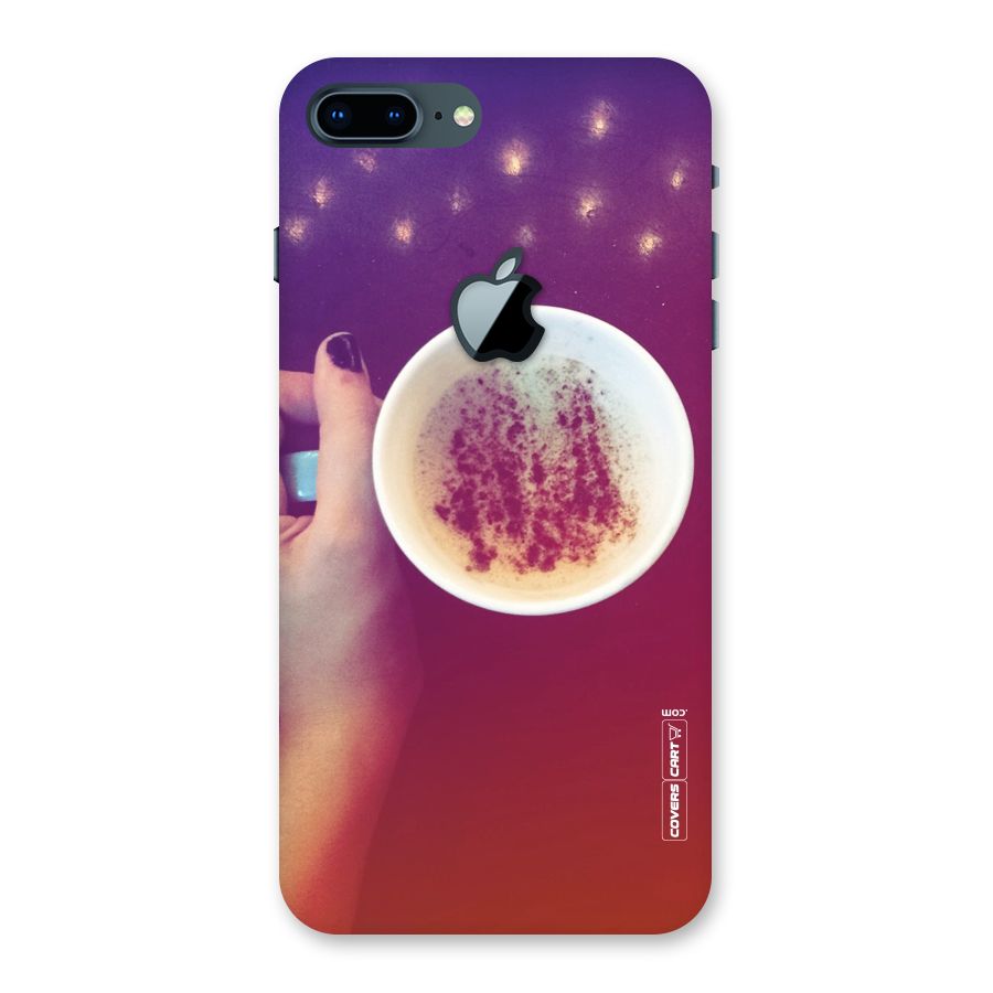 Bokeh Coffee Mug Back Case for iPhone 7 Plus Apple Cut