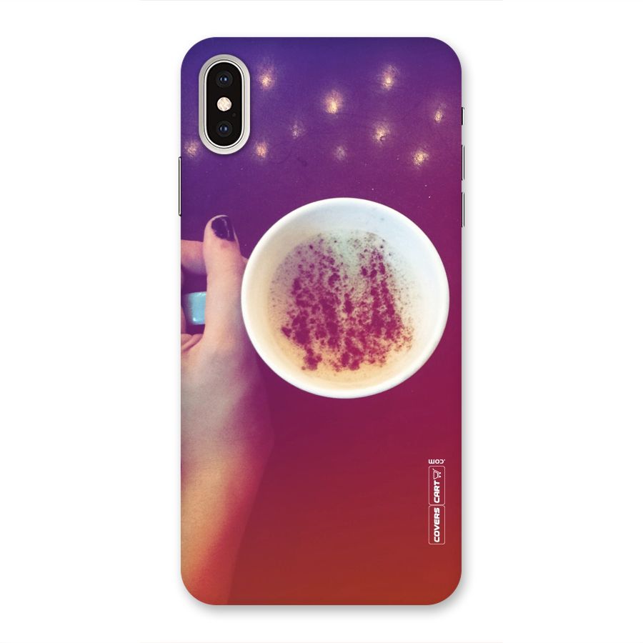 Bokeh Coffee Mug Back Case for iPhone XS Max